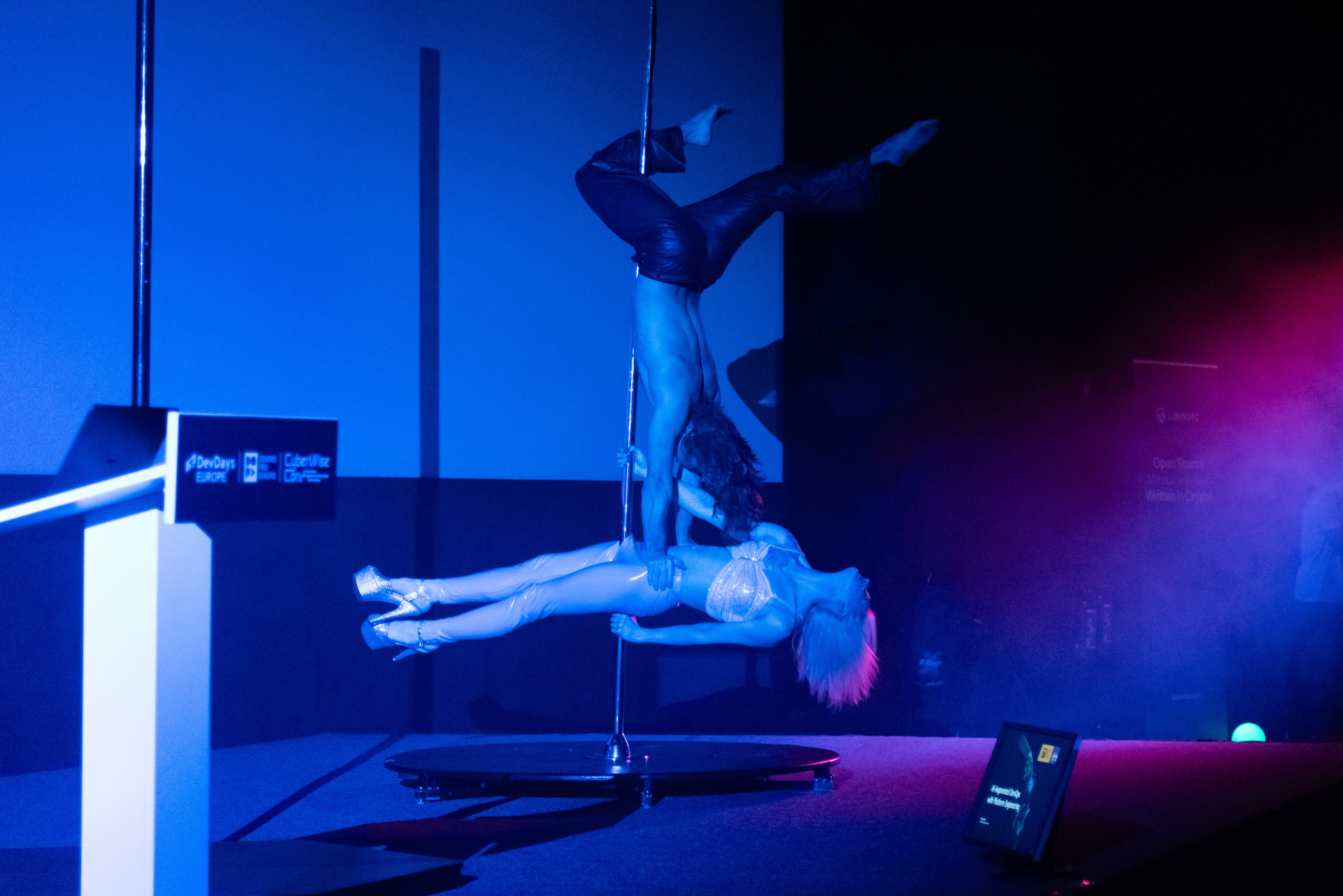 Acrobat performance.