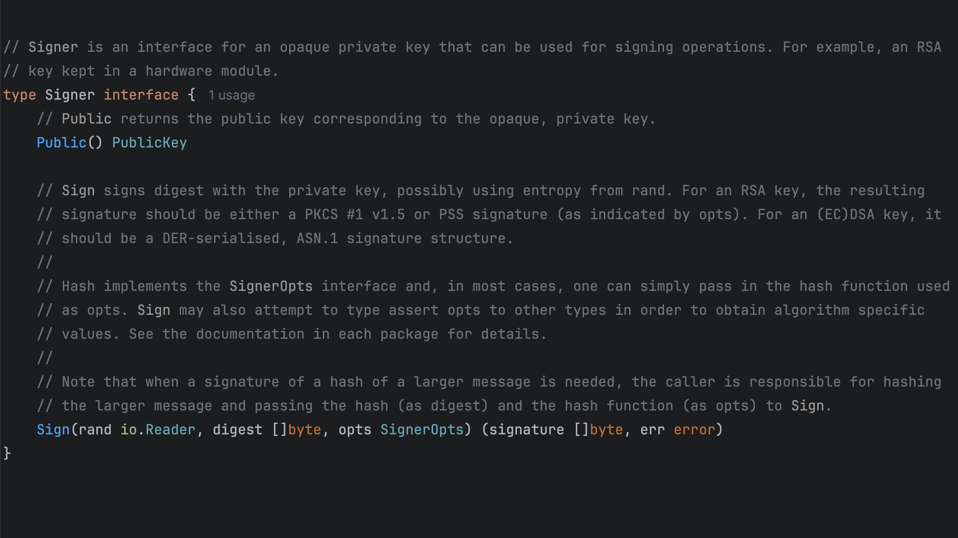 Mutual TLS (mTLS) Go client with custom certificate signer